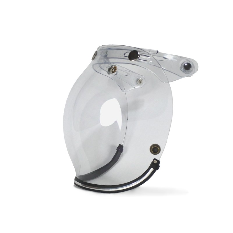 Feture Helmet 飛喬安全帽品 電鍍下緣扣式風鏡 泡泡鏡 - 清透明