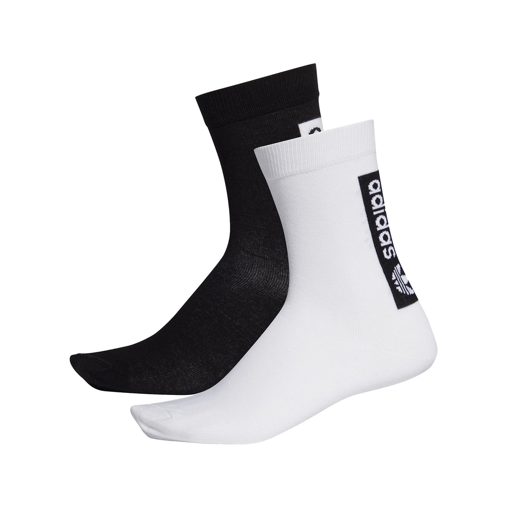 adidas 襪子 Originals THN Crew Socks 黑 白 兩雙入 愛迪達 【ACS】 ED8030