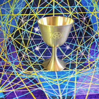 魔法用品儀式聖杯純銅聖杯五芒星三相月聖杯儀式擺件魔法祭壇用品水元素祭壇儀式用品 蝦皮購物