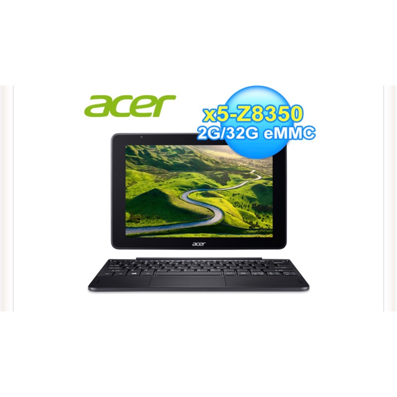 acer 宏碁 One 10 S1003-1641 2 IN 1平板筆電 黑