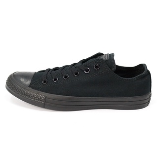 CONVERSE Chuck Taylor All Star 中性基本款全黑低筒休閒鞋 KAORACER M5039C