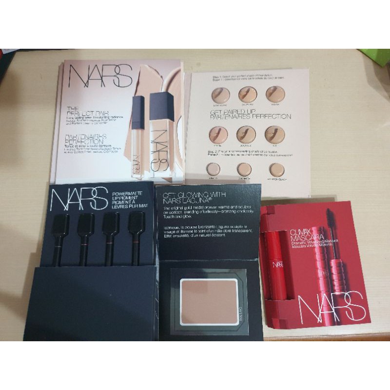 NARS 炫色腮紅*立體燦光修容餅*特霧唇誘唇卡*極光亮顏粉底液*氣墊粉餅*玩美光透美白粉底液