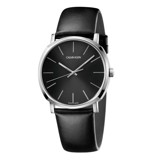 Calvin Klein CK紳士簡約三針皮帶腕錶(K8Q311C1)40mm