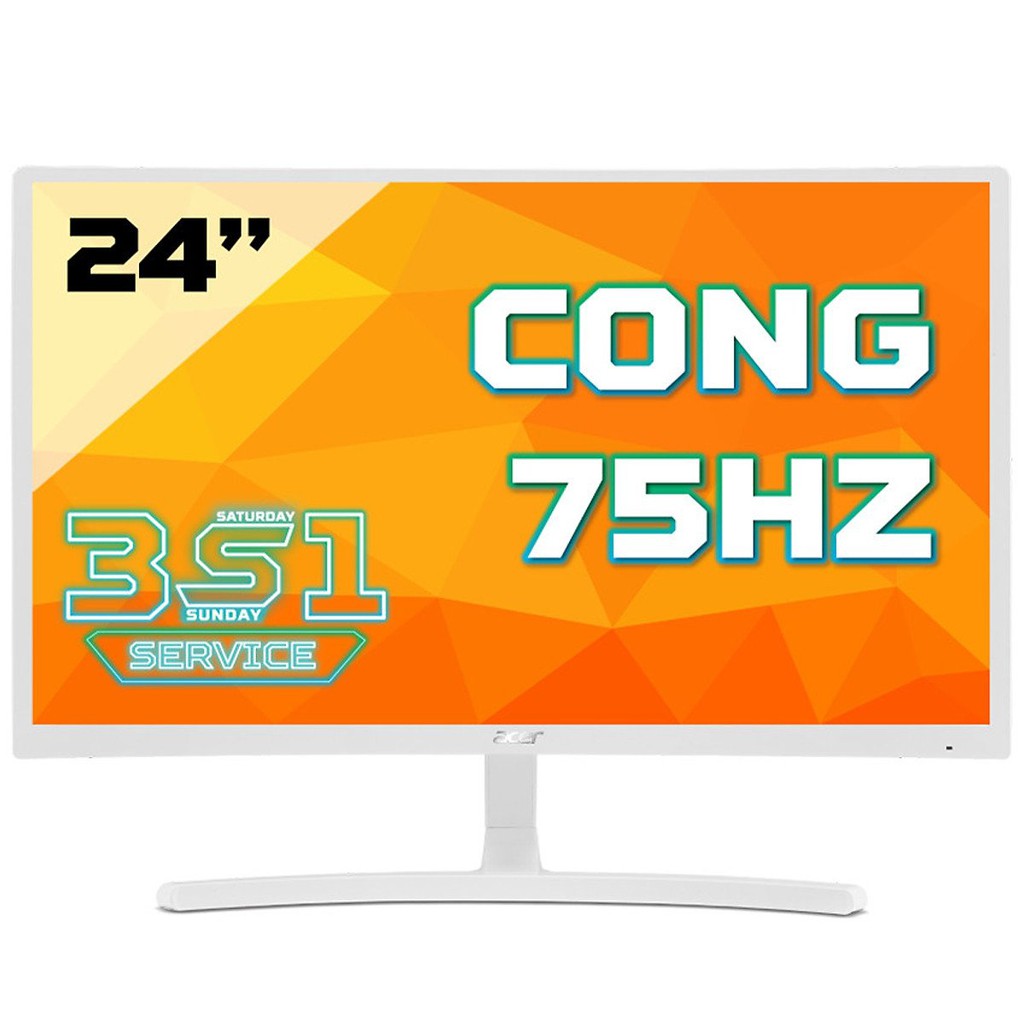 Acer ED242QR 24"曲面全高清 75Hz VA FreeSync 屏幕