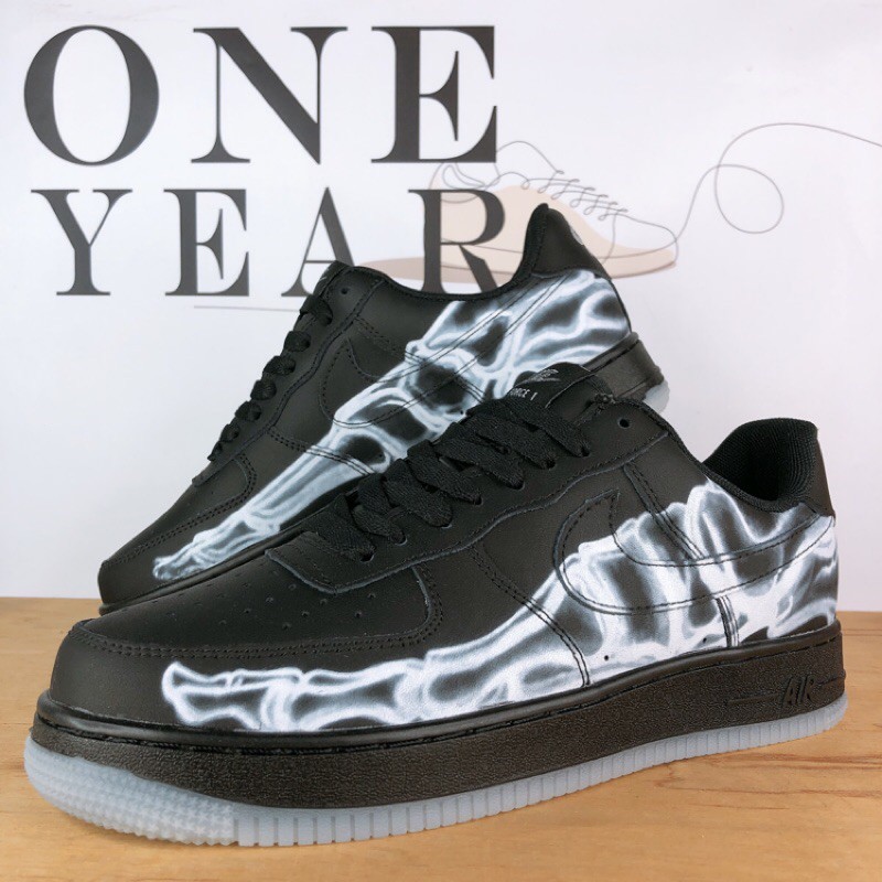 nike air force one skeleton