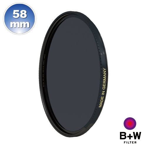 【B+W官方旗艦店】B+W XS-Pro 806 ND MRC 58mm Nano 超薄奈米鍍膜減光鏡
