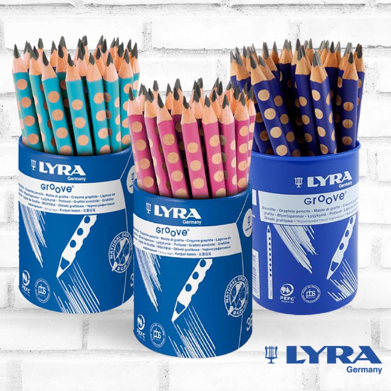 現貨💎德國 LYRA Groove 粗款 三角洞洞學習鉛筆 凹槽石墨鉛筆 藍色 開學 文具 削鉛筆 原裝進口 附發票