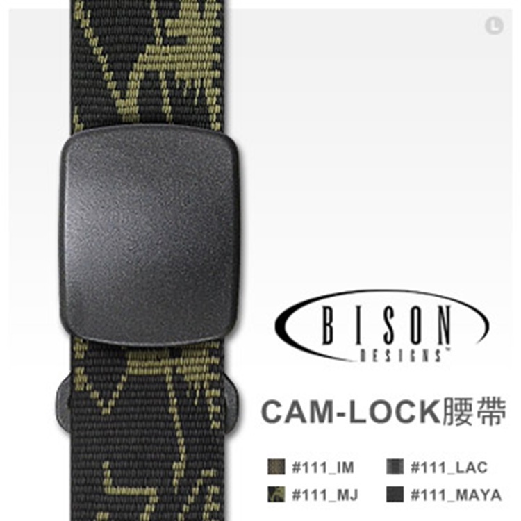 丹大戶外【BISON DESIGNS】Cam Lock™ Buckle腰帶 111 四色 褲帶│皮帶│休閒腰帶│扣腰帶