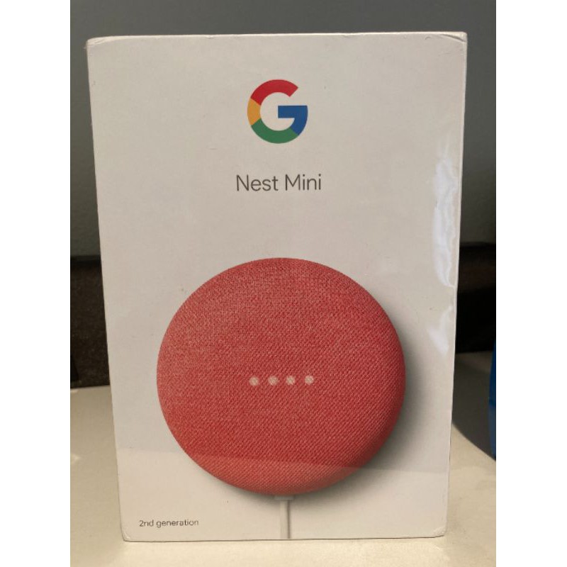 現貨限量特價 Google Nest Mini 2 珊瑚紅 智慧音箱 紅