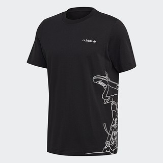 S.G ADIDAS ORIGINALS DISNEY GOOFY 短袖 短T 休閒 運動 黑色 男款 GD6029