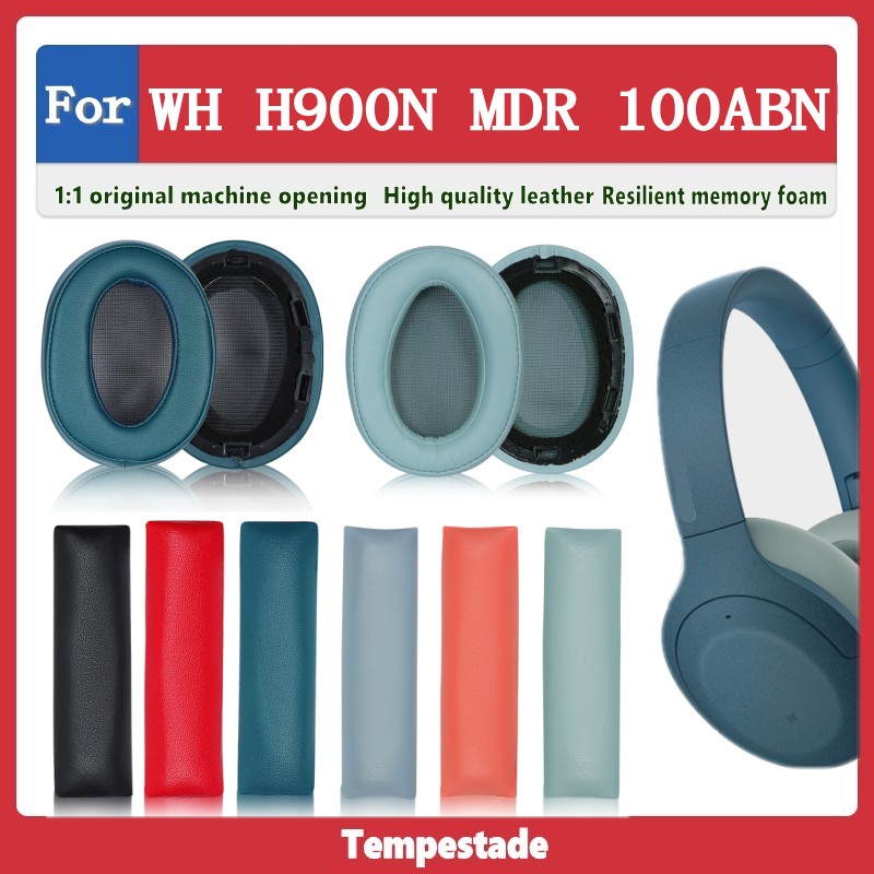 適用於 SONY WH H900N MDR 100ABN 耳罩 耳機套 頭梁墊 頭戴式耳機保護套 替換耳罩 頭梁
