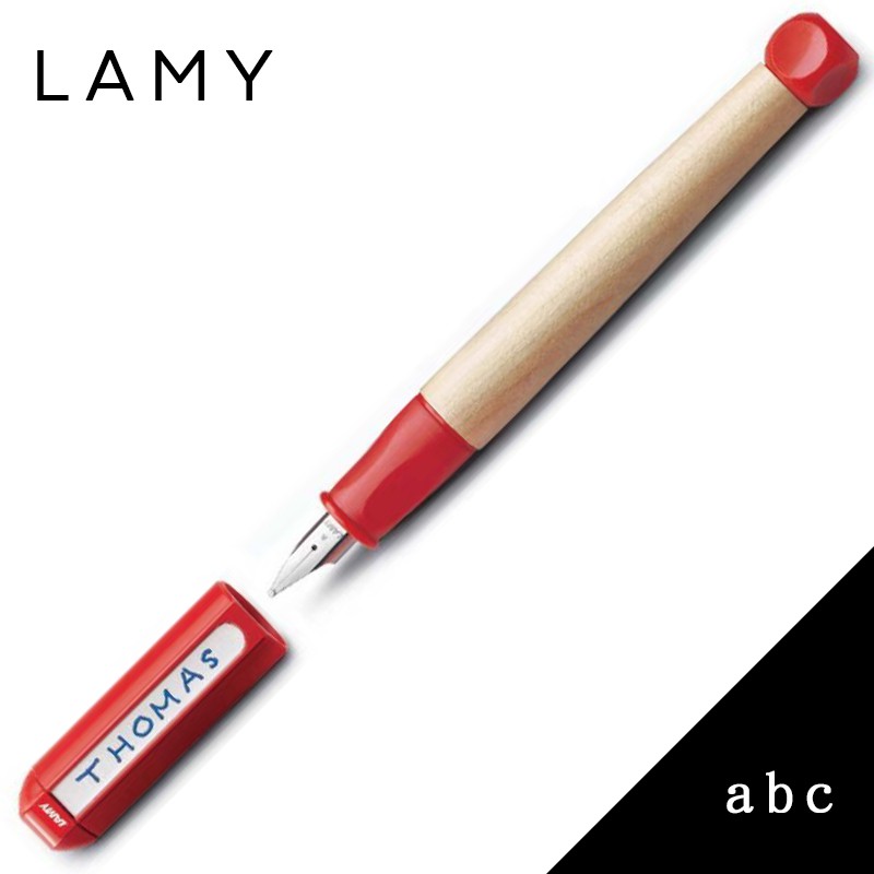 LAMY abc 楓木 鋼筆 紅 A尖 學習用鋼筆
