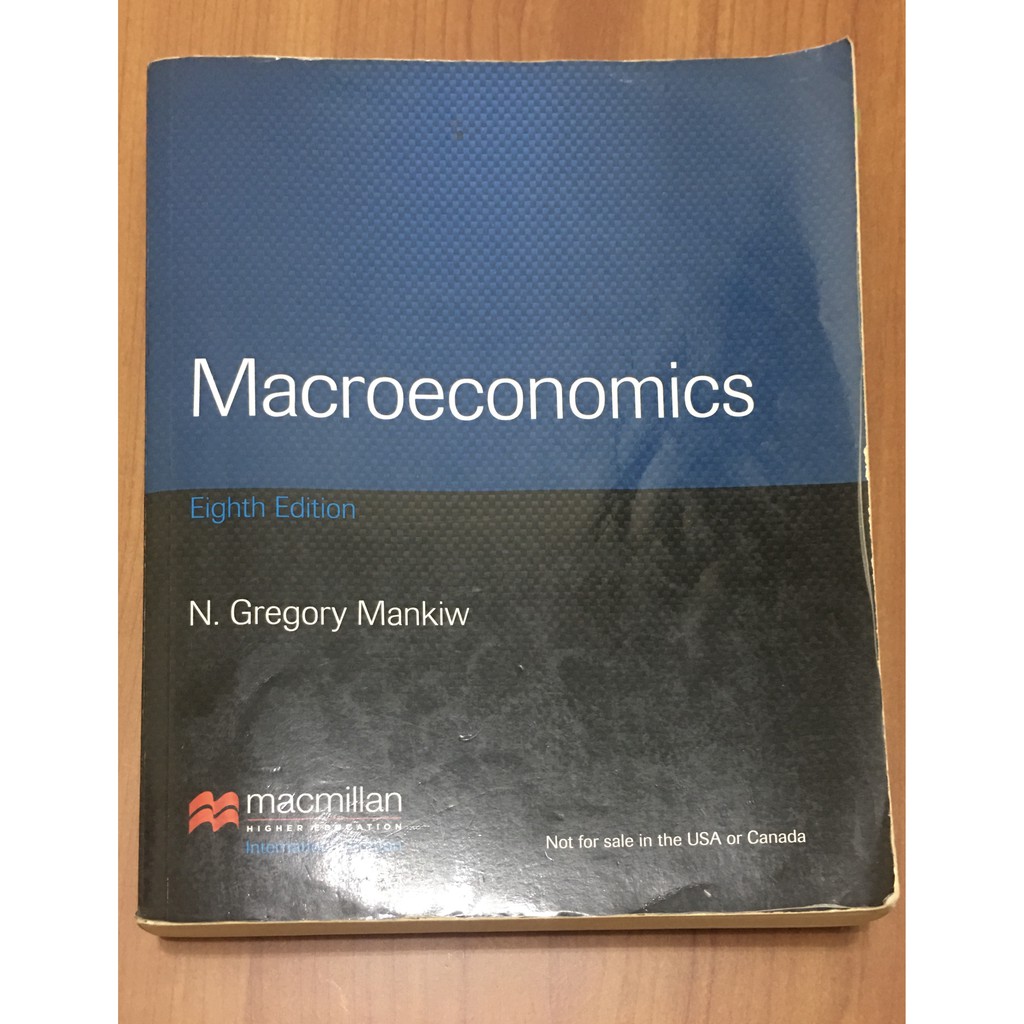 【二手書】N.Gregory Mankiw Macroeconomics(eighth edition)