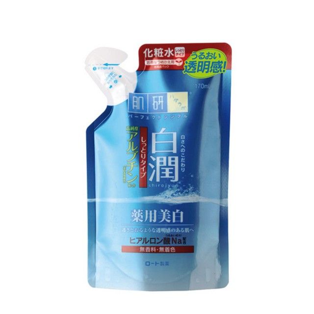 【日本 肌研】白潤美白化妝水補充包 潤澤型 170ml 