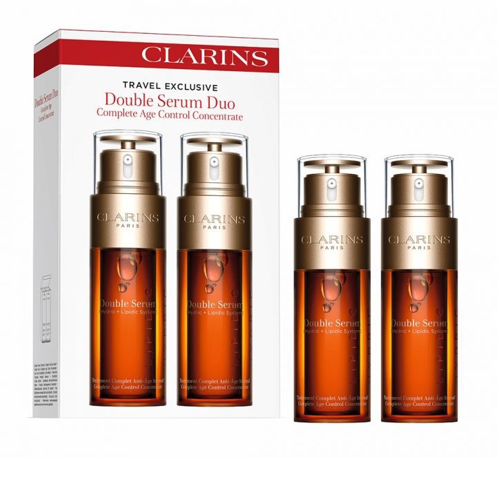 Clarins克蘭詩黃金雙激萃免稅限定雙瓶組 蝦皮購物