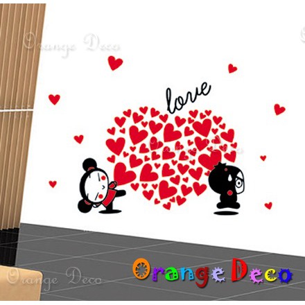 【橘果設計】愛心娃娃 壁貼 牆貼 壁紙 DIY組合裝飾佈置