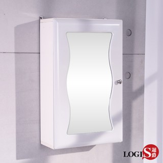 LOGIS 40CM塑鋼浴櫃歐式吊櫃 C1040-G壁櫃 防水 櫥櫃 收納櫃 廚房 飾品櫃 鏡台 鏡子 浴室專用