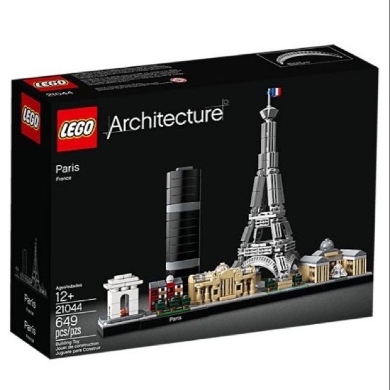 Lego樂高 盒組 Architecture 建築 世界經典建築  巴黎 21044