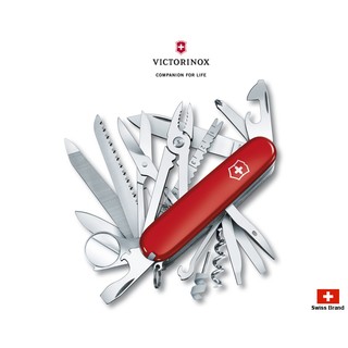 Victorinox瑞士維氏91mm冠軍刀(紅色),33用瑞士刀,瑞士製造好品質【1.6795】