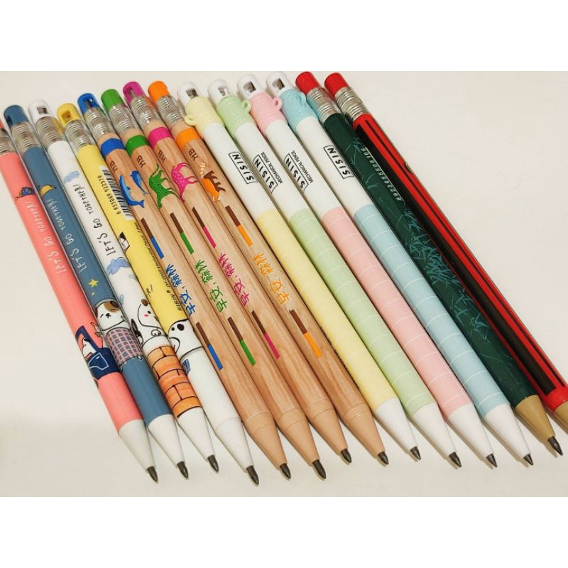✨熊爸天下✨🇹🇼現貨 粗筆芯 2.0mm 自動鉛筆 恐龍 貓咪  馬卡龍 自動鉛筆 鉛筆 2.0 HB 筆芯 筆 文具