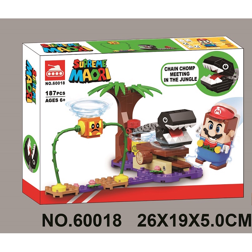 現貨 BELA 博樂小坦克 60018 超級馬里奧 汪汪叢林遭遇 兒童益智積木玩具模型禮物擺件 相容樂高71381