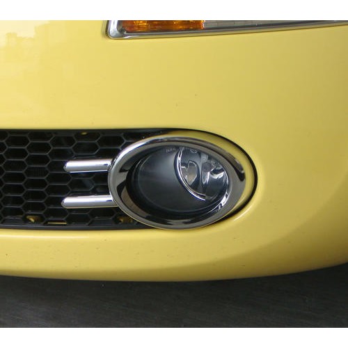 VW 福斯 Beetle 金龜車 2代 2005~2012 改裝 鍍鉻銀 車燈框 霧燈框 前保桿 霧燈罩 飾貼
