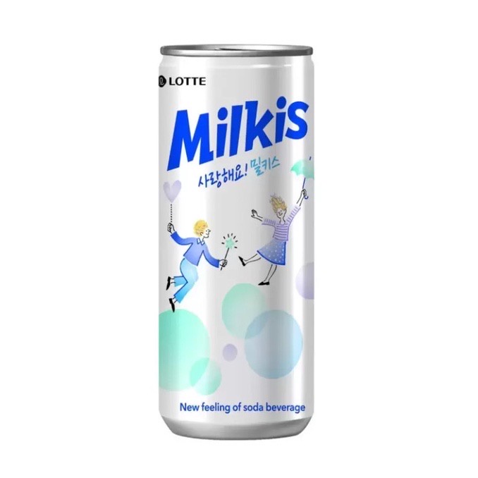 樂天可爾必思汽水 優格風味 LOTTE樂天碳酸飲250ML(單瓶) 韓國樂天Milkis汽水牛奶乳酸風味碳酸飲【兔兔GO
