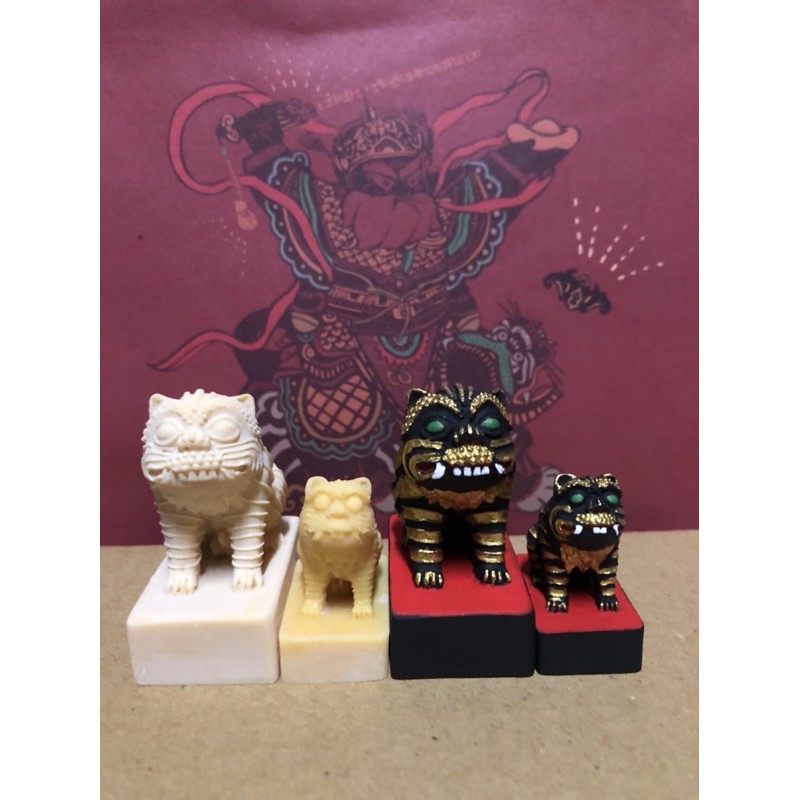 精緻純手工彩繪上色 金虎爺 虎爺公仔 黑虎公仔 招財錢虎 虎爺公 金虎將軍 炮虎將軍公仔 黑虎模型 仿真模型公仔