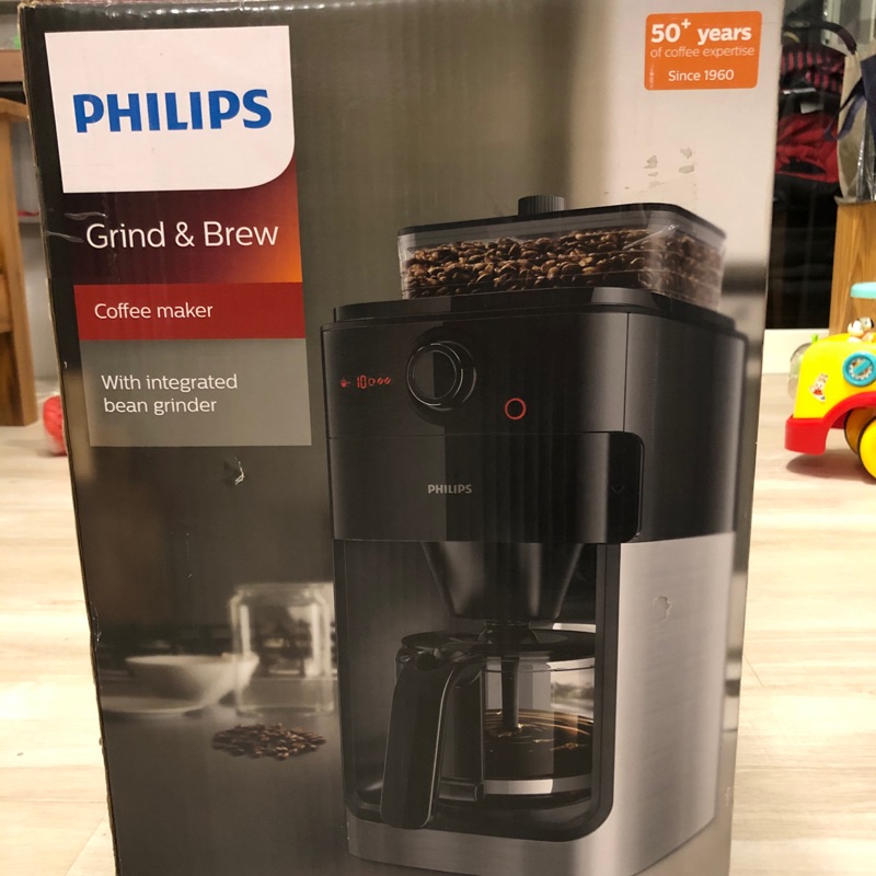 【Philips 飛利浦】全自動研磨咖啡機(HD7761)