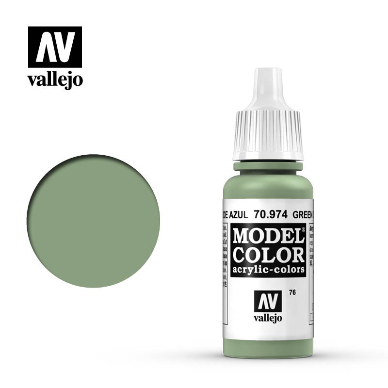 【模界模型】Vallejo Model Color 天空綠色 70974 (76)
