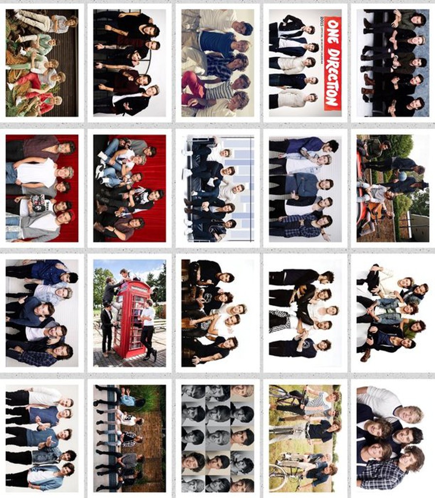 預購-One Direction一世代組合周邊同款歐美明信片拍立得照片卡片