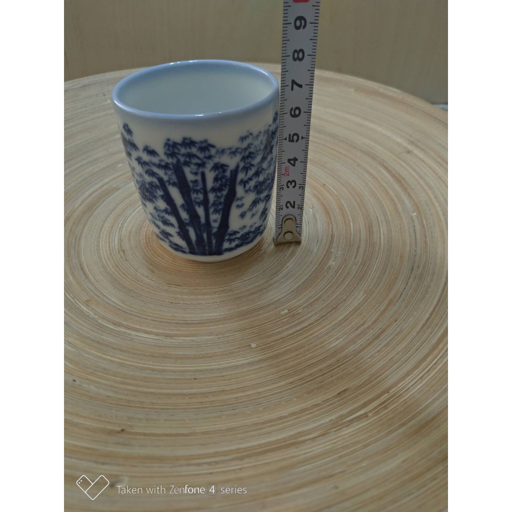 ✨日本店舗✨ 大清光緒青花鳥盃酒器酒杯杯茶器清時代擺件古賞物陶磁器