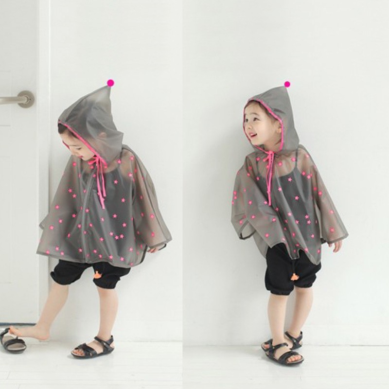 🔥火爆🎉兒童幼兒園小學生寶寶男童女童透明嬰兒雨衣雨披斗蓬式中大童小童