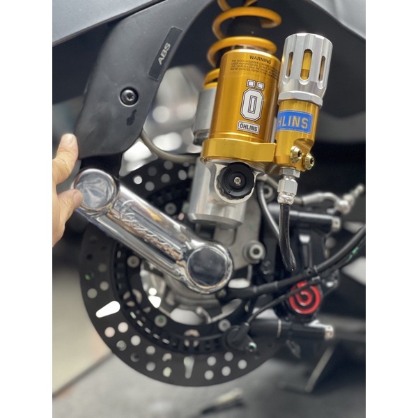 VOS偉士狗肉車坊-Vespa ohlins 高階伸壓側可調 雙瓶避震器 GTS GTV 春天 946