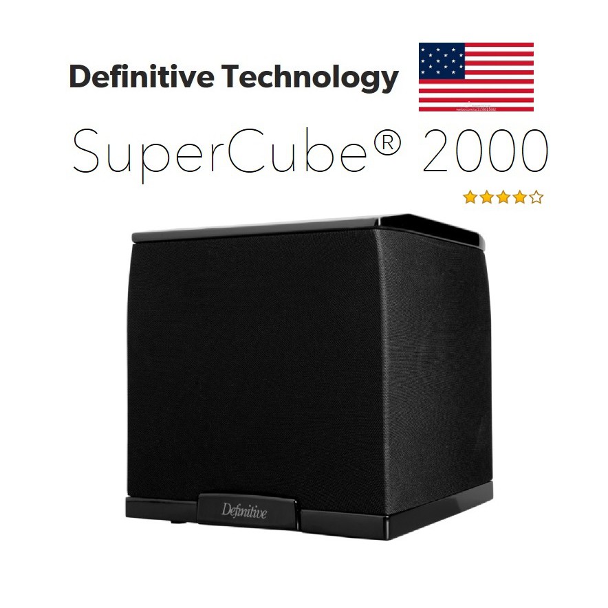 [ 宥笙音響 ] 美國 Definitive SUPERCUBE 2000 主動式超重低音喇叭 三面低音單體 650瓦
