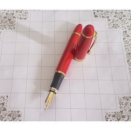 ☆艾力客生活工坊☆ S-177 金豪X450古典簡約美工鋼筆（二十色可選）中國紅