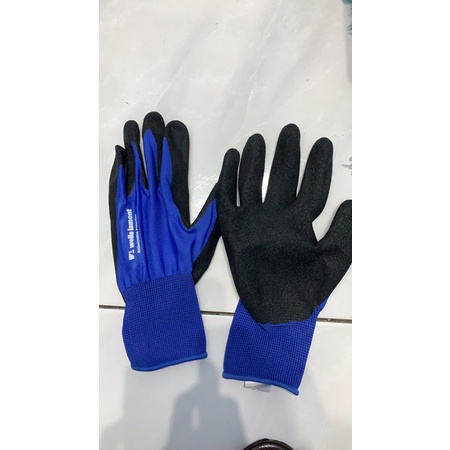 藍色橡膠手套全新未使用