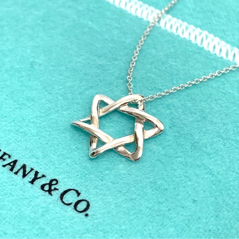 二手美品 Tiffany 六芒星 項鍊 925純銀 （已保養）