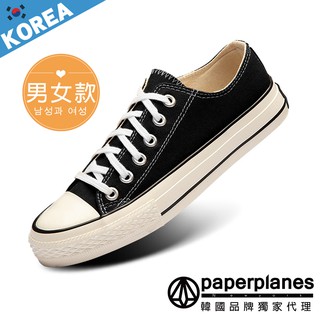 【Paperplanes】紙飛機/韓國空運 韓國設計經典款帆布休閒鞋懶人鞋 韓國直送(00537/共9色/現貨+預購)