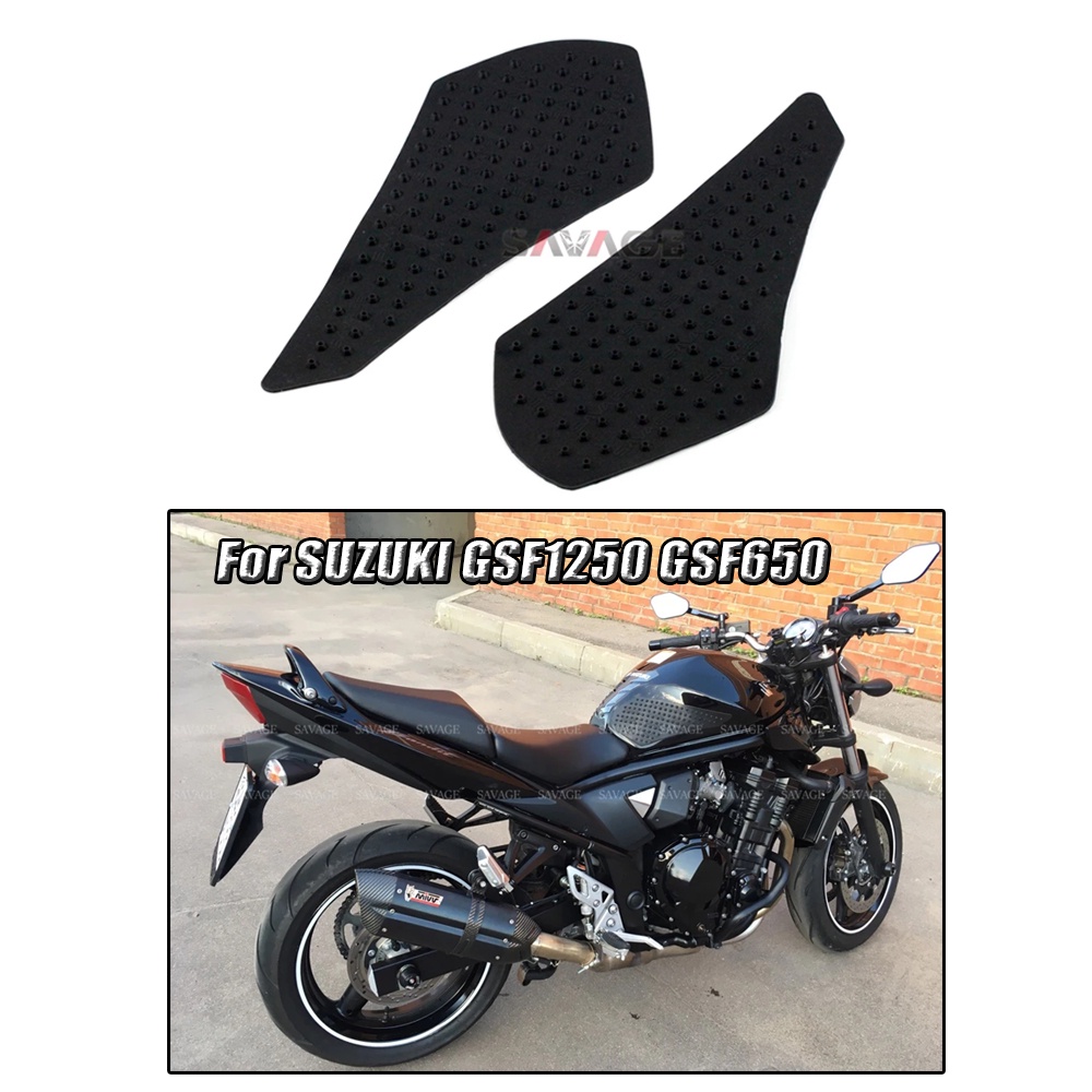 SUZUKI 適用於鈴木 GSF1250 GSF650 BANDIT GSX1250FA 油箱牽引墊摩托車側氣護膝防滑貼