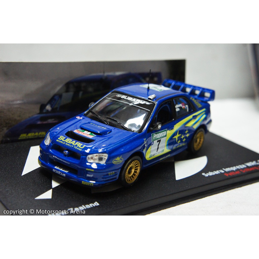 【超值特價】1:43 Altaya Subaru Impreza WRC 2003 冠軍 Petter Solberg