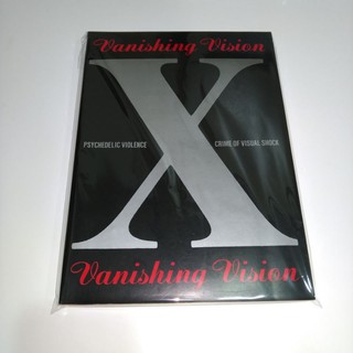 X JAPAN - VANISHING VISION 團譜 / 含全員簽名(印刷) 樂譜 總譜 band score