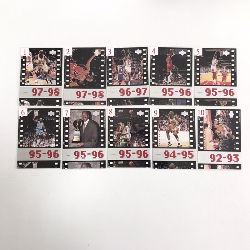 1998 UPPER DECK UD MICHAEL JORDAN TIME FRAME 底片卡 籃球卡 球員卡 收藏卡