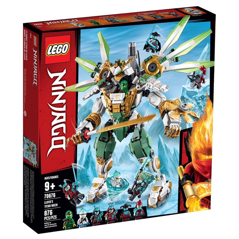 《艾芮賣場》LEGO 樂高 70676 忍者系列 Ninjago Lloyd's Titan Mech 勞埃德的鈦機械人