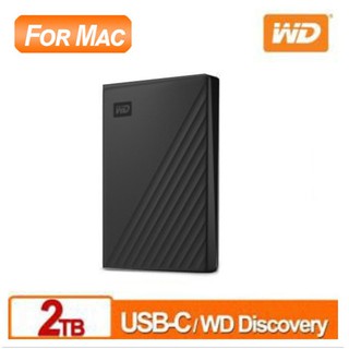 supersoldWD威騰 Mac專用2TB 2.5吋USB 3.0 行動硬碟TYPE C外接式硬碟WD My Pass