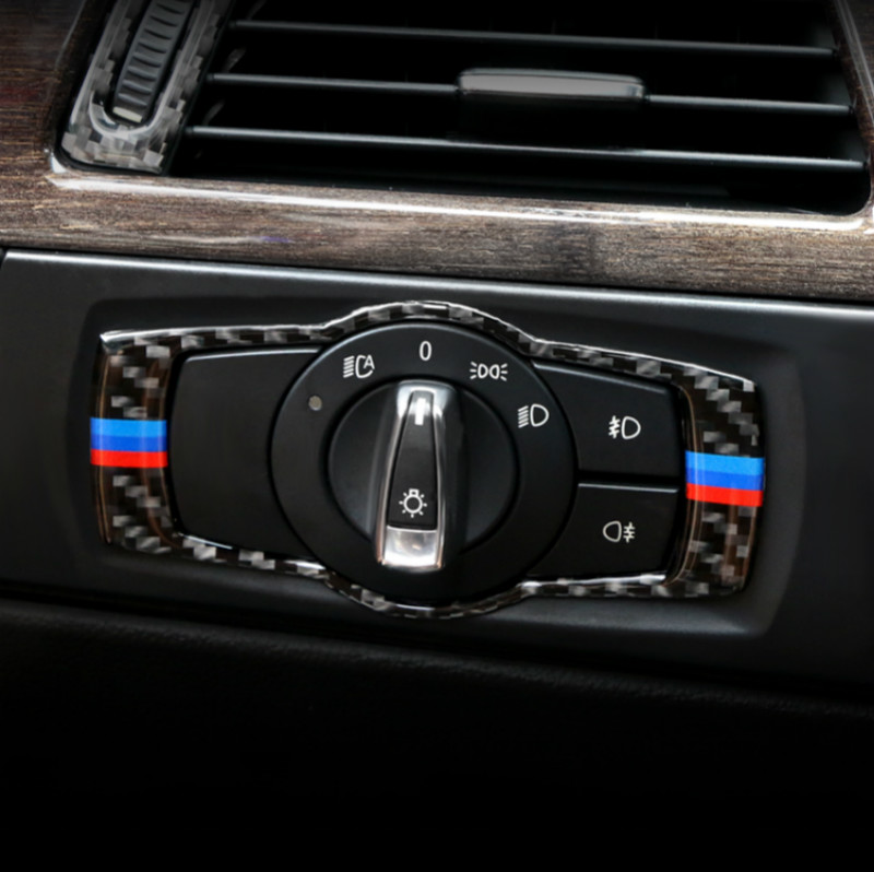 真碳纖維 BMW 寶馬 E90 E91 E92 E93 卡夢 改裝 中控 大燈 內裝 320 335 卡夢裝飾貼 頭燈