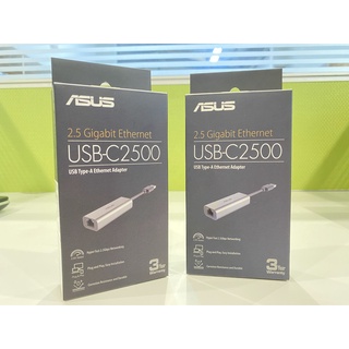 ASUS 華碩 USB-C2500 2.5G USB3.0 RJ45 網卡