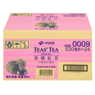 Ito-En 伊藤園 TEAS'TEA 蜜桃紅茶 535毫升 X 24瓶