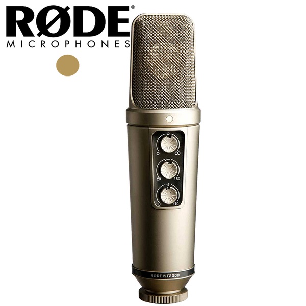 全新 免運 RODE Rode NT2000 高級 電容式 麥克風 錄音 NT 2000【正成公司貨】/ 視聽影訊