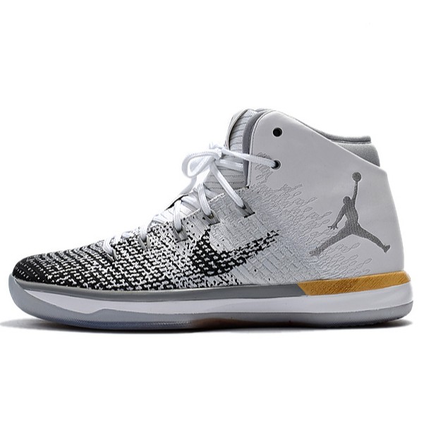 jordan 31 white and black low